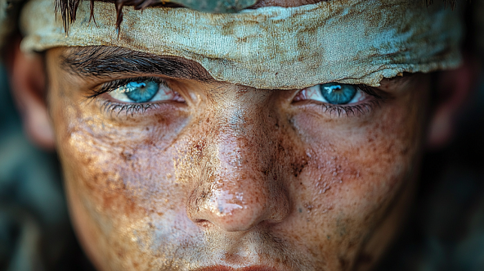 Боевая травма глаза 