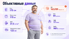 Тирзепатид в комплексной терапии пациента с ожирением и сердечно-сосудистой патологией